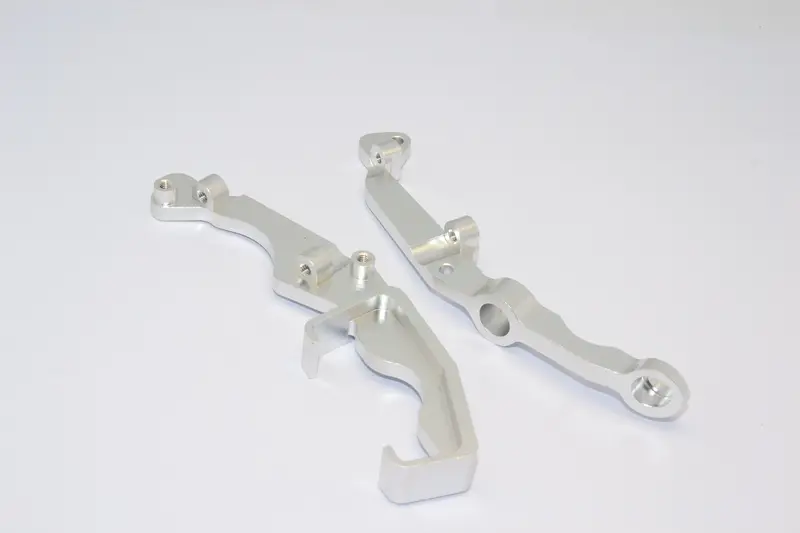 Traxxas Revo, Revo 3.3 Aluminum Engine Mount Side Supportor - 2 Pcs Silver 1