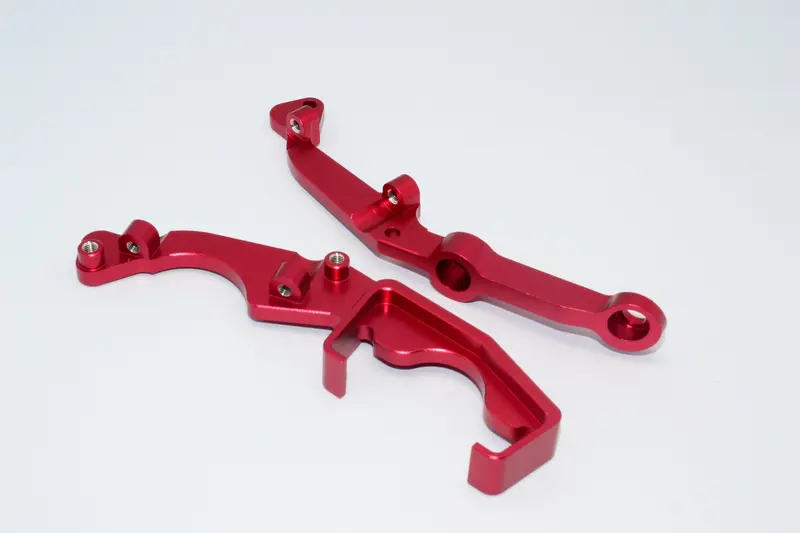 Traxxas Revo & Revo 3.3 Aluminum Engine Mount Side Supportor - 2Pcs Red 1