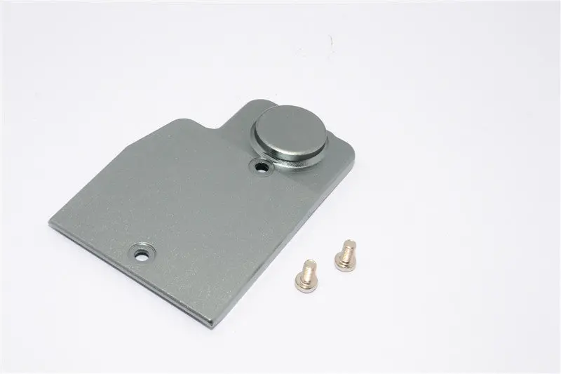 Traxxas Revo & Revo 3.3 Aluminum Fuel Tank Mount Plate With Screws - 1Pc Set Gray Silver 1