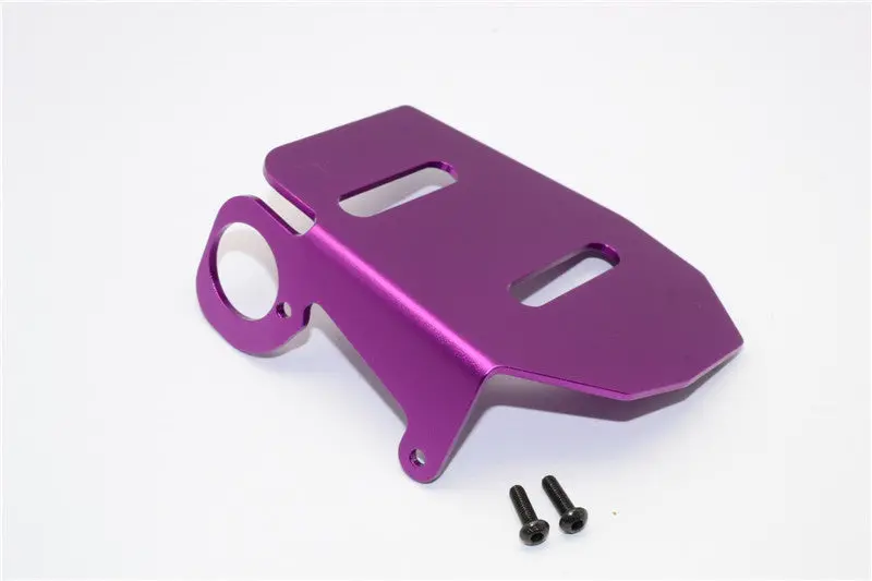 Traxxas Revo, Revo 3.3 Aluminum Fuel Tank Protector With Screws - 1Pc Set Purple 1