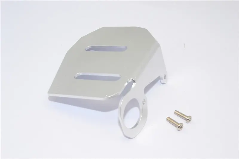 Traxxas Revo & Revo 3.3 Aluminum Fuel Tank Protector With Screws - 1Pc Set Silver 1