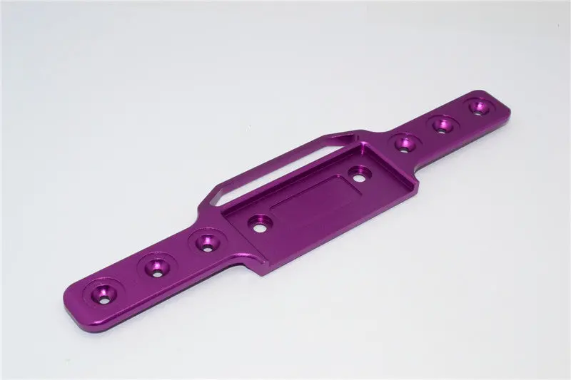 Traxxas Revo, Revo 3.3 Aluminum Rear Bumper - 1Pc Purple 1