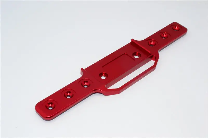 Traxxas Revo, Revo 3.3 Aluminum Rear Bumper - 1Pc Red 1