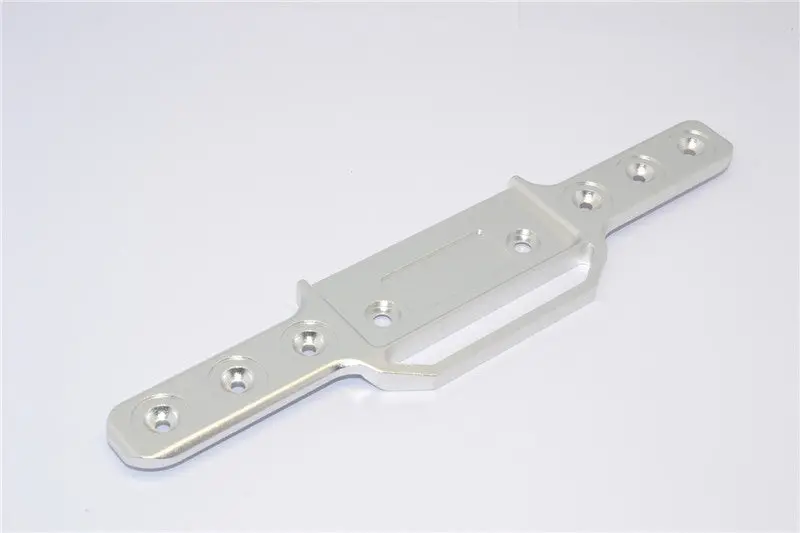 Traxxas Revo, Revo 3.3 Aluminum Rear Bumper - 1Pc Silver 1
