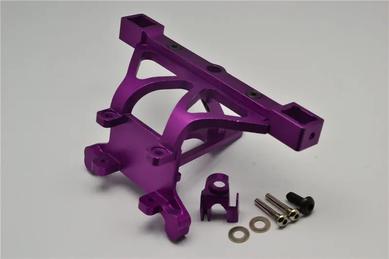 Traxxas Revo, Revo 3.3, E-Revo Aluminum Front Body Posts Mount With Screw - 1Pc Set Purple 1