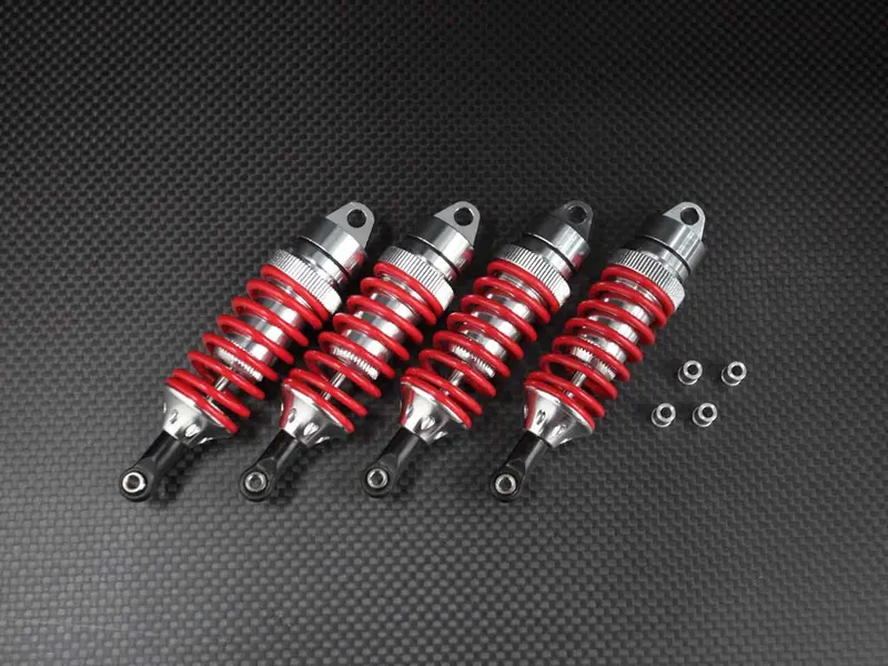 Traxxas Revo, Revo 3.3, E-Revo Aluminum Front/Rear Adjustable Spring Dampers (85Mm) - 2 Prs Silver 1