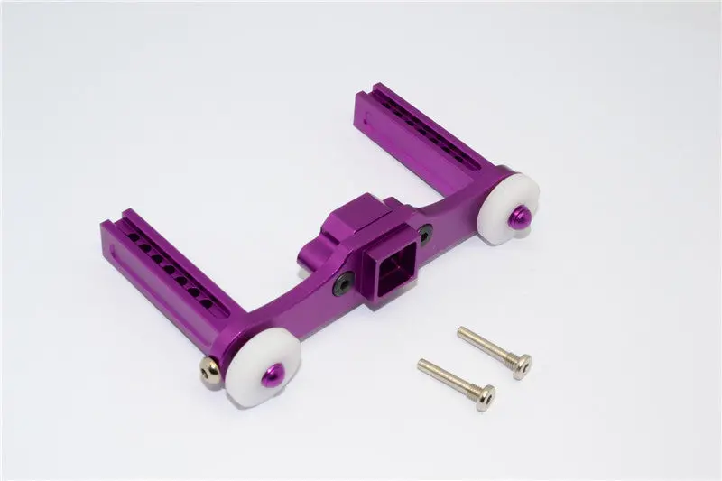 Traxxas Revo, Revo 3.3, E-Revo Aluminum Rear Body Posts With Screws - 1Pc Set Purple 1