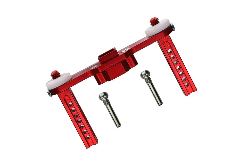 Traxxas Revo, Revo 3.3, E-Revo Aluminum Rear Body Posts With Screws - 1Pc Set Red 1