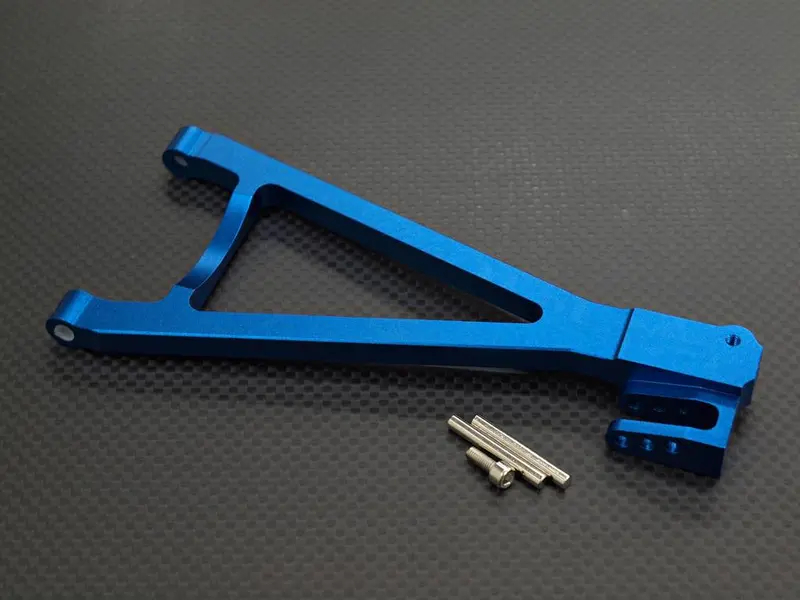 Traxxas Revo, Revo 3.3, E-Revo Aluminum Rear Lower Arm (Sandwich Design With Screws+Pins+Delrin Collars)-1Pc Set (For Right Side) Blue 1