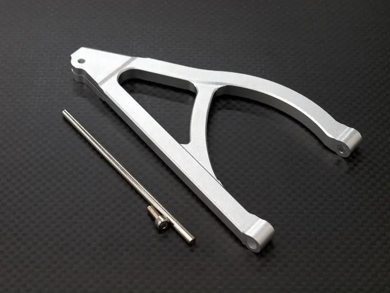 Traxxas Revo, Revo 3.3, E-Revo Aluminum Rear Upper Arm (Sandwich Design With Screws+Pins+Delrin Collars)-1Pc Set (For Right Side) Silver 1