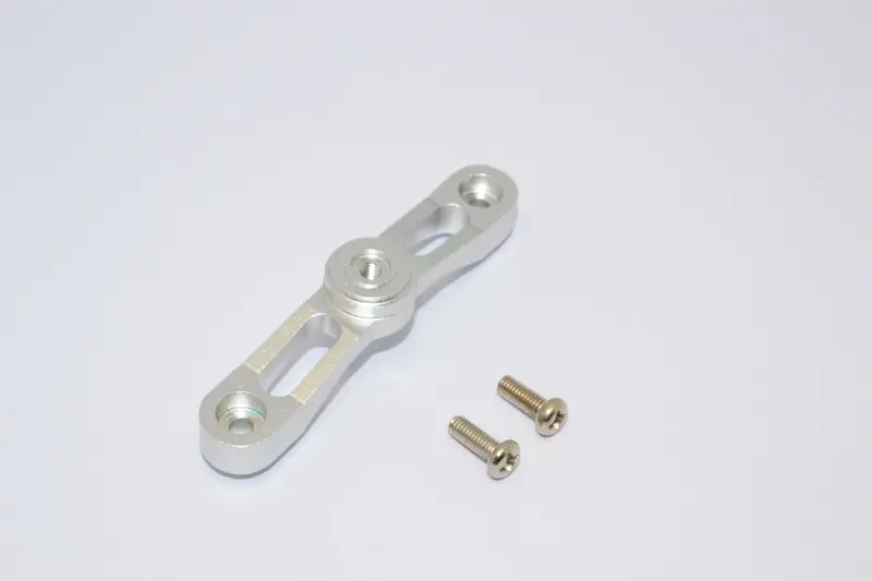 Traxxas Revo, Revo 3.3, E-Revo Aluminum Steering Holder With Screws - 1Pc Set Silver 1