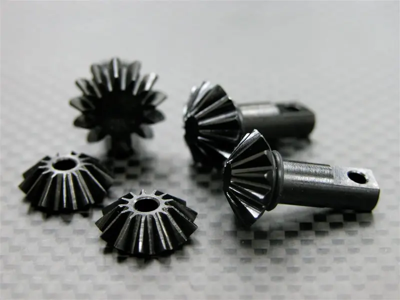 Traxxas Revo, Revo 3.3 Hard Steel Gear Set For Differential Assembly - 5Pcs Black 1