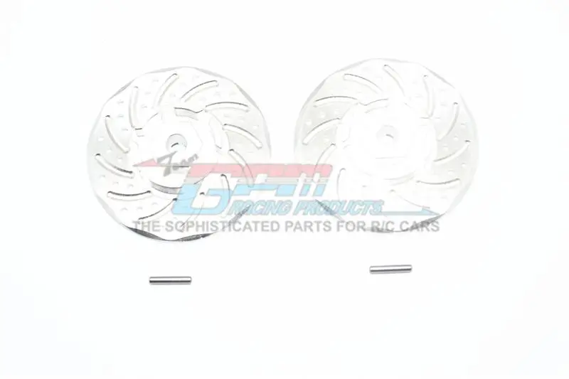 Traxxas Rustler 4X4 Vxl (67076-4) Aluminum +2Mm Hex With Brake Disk With Silver Lining - 1Pr Set Silver 1