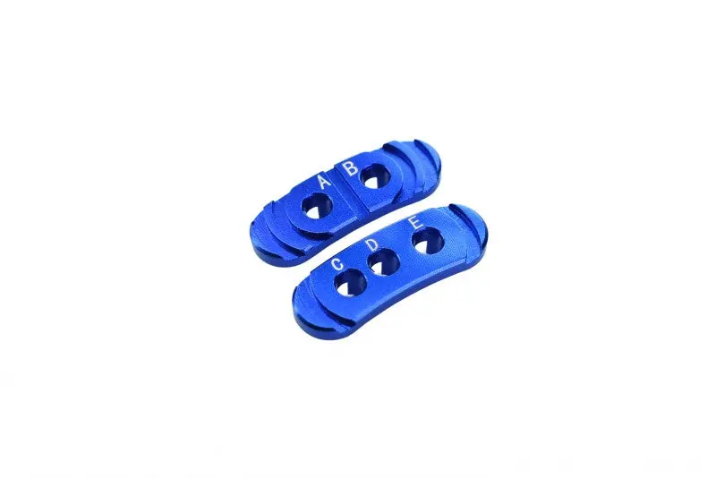 Traxxas Rustler 4X4 Vxl (67076-4) Aluminum Fixed Gear Adapter - 2Pc Set Blue 1