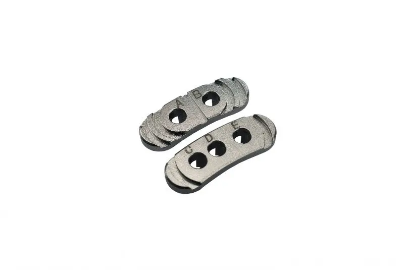 Traxxas Rustler 4X4 Vxl (67076-4) Aluminum Fixed Gear Adapter - 2Pc Set Gray Silver 1