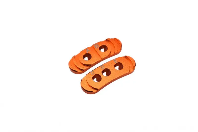Traxxas Rustler 4X4 Vxl (67076-4) Aluminum Fixed Gear Adapter - 2Pc Set Orange 1