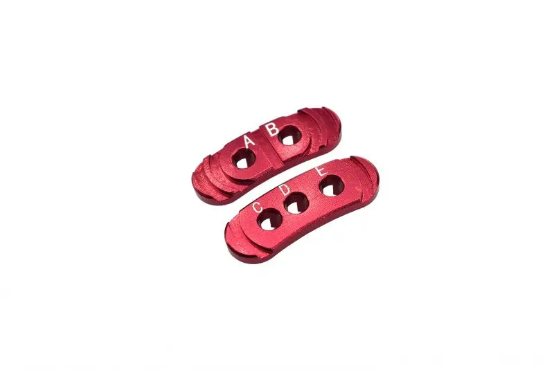 Traxxas Rustler 4X4 Vxl (67076-4) Aluminum Fixed Gear Adapter - 2Pc Set Red 1
