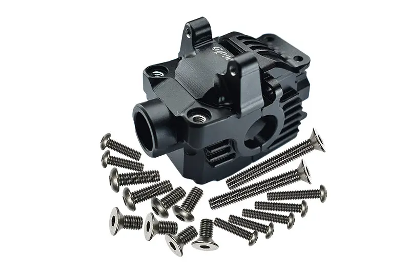 Traxxas Rustler 4X4 Vxl (67076-4) Aluminum Front Gear Box -1 Set Black 1