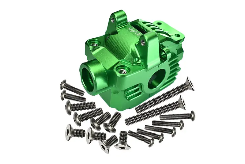 Traxxas Rustler 4X4 Vxl (67076-4) Aluminum Front Gear Box -1 Set Green 1