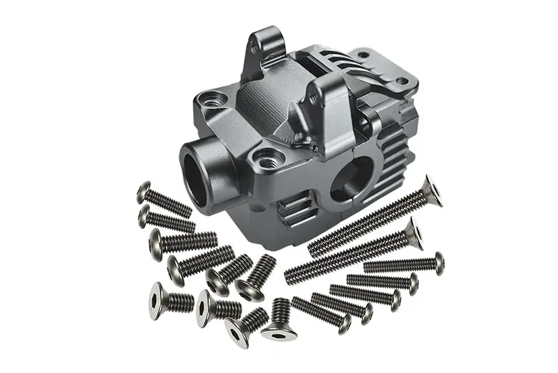 Traxxas Rustler 4X4 Vxl (67076-4) Aluminum Front Gear Box -1 Set Silver 1