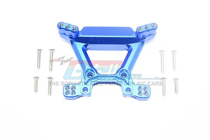 Traxxas Rustler 4X4 Vxl (67076-4) Aluminum Front Shock Tower - 1Pc Set Blue 1