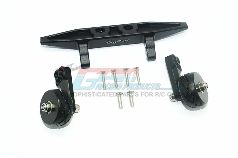 Traxxas Rustler 4X4 Vxl (67076-4) Aluminum Rear Adjustable Wheelie - 1 Set Black 1
