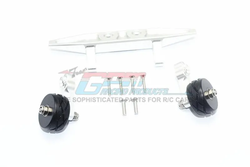 Traxxas Rustler 4X4 Vxl (67076-4) Aluminum Rear Adjustable Wheelie - 1 Set Silver 1