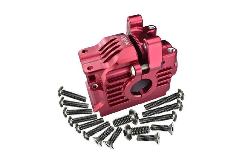 Traxxas Rustler 4X4 Vxl (67076-4) Aluminum Rear Gear Box - 1 Set Red 1