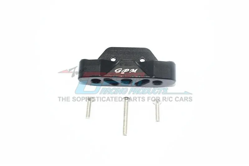 Traxxas Rustler 4X4 Vxl (67076-4) / Hoss 4X4 Vxl (90076-4) Aluminum Rear Lower Suspension Mount - 1Pc Set Black 1