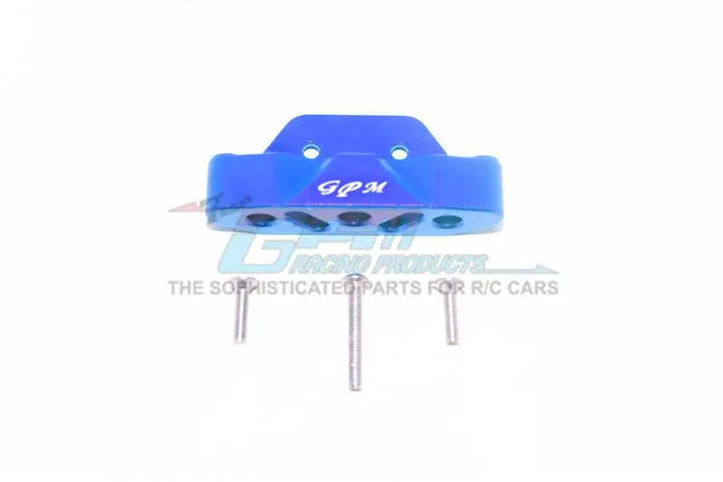 Traxxas Rustler 4X4 Vxl (67076-4) / Hoss 4X4 Vxl (90076-4) Aluminum Rear Lower Suspension Mount - 1Pc Set Blue 1