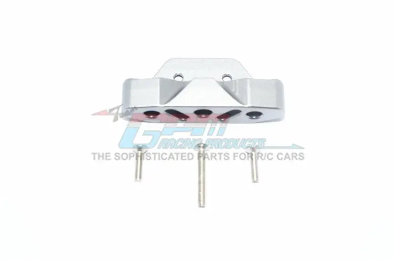 Traxxas Rustler 4X4 Vxl (67076-4) / Hoss 4X4 Vxl (90076-4) Aluminum Rear Lower Suspension Mount - 1Pc Set Gray Silver 1