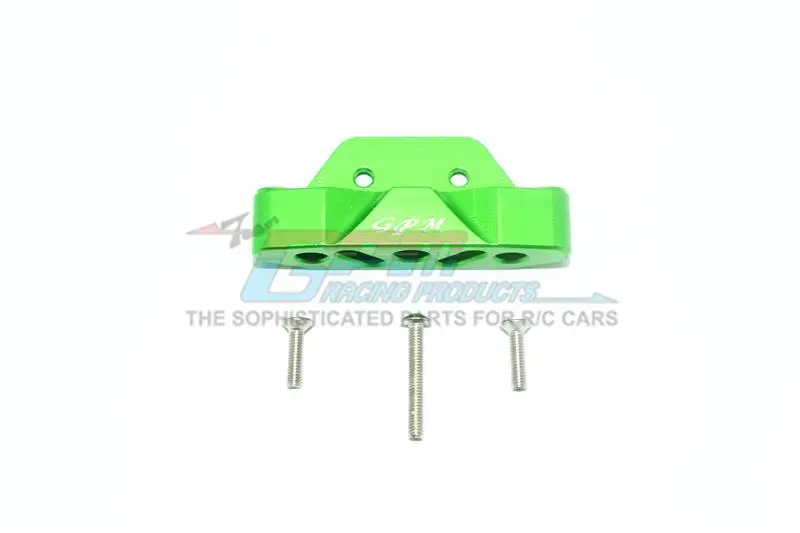Traxxas Rustler 4X4 Vxl (67076-4) / Hoss 4X4 Vxl (90076-4) Aluminum Rear Lower Suspension Mount - 1Pc Set Green 1