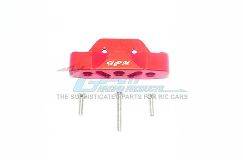 Traxxas Rustler 4X4 Vxl (67076-4) / Hoss 4X4 Vxl (90076-4) Aluminum Rear Lower Suspension Mount - 1Pc Set Red 1