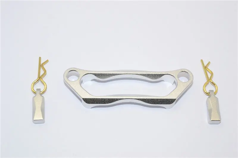 Traxxas Rustler Vxl Aluminum Battery Holder - 1 Set Silver 1