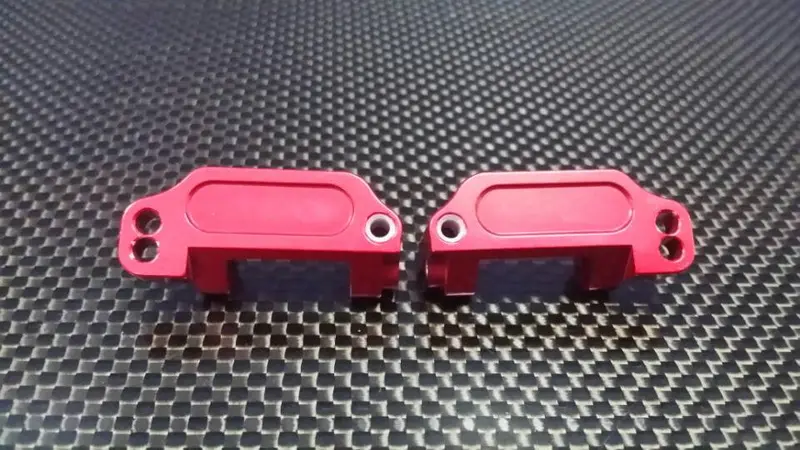 Traxxas Rustler Vxl Aluminum C-Hub Caster Block - 1 Pr Red 1