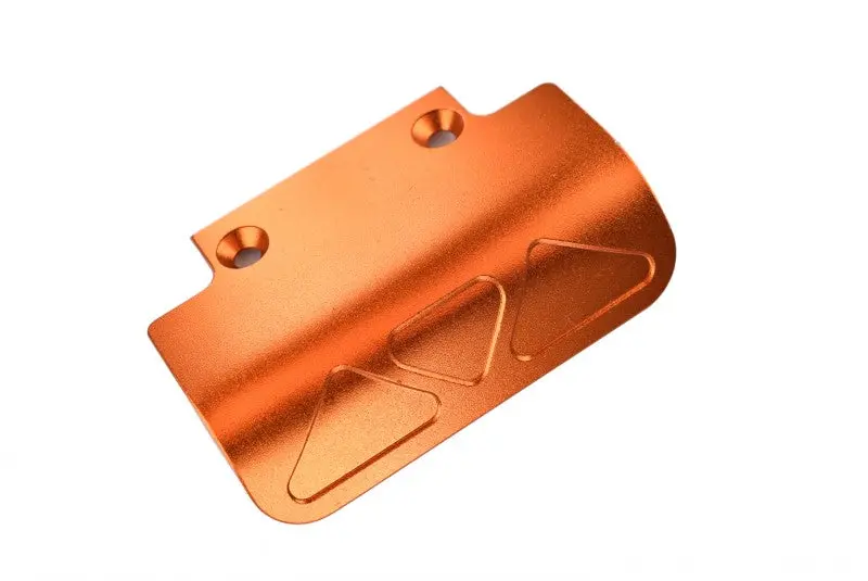 Traxxas Rustler Vxl Aluminum Front Bumper - 1 Set Orange 1