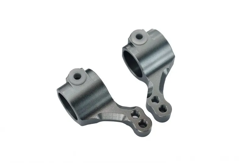 Traxxas Rustler Vxl Aluminum Front Knuckle - 1Pr Gray Silver 1