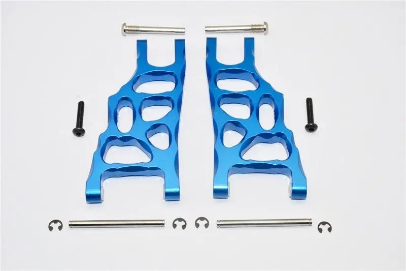Traxxas Rustler Vxl Aluminum Front Lower Arm - 1 Pr Set Blue 1