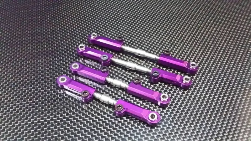 Traxxas Rustler Vxl Aluminum Front + Rear Upper Arms - 2Prs Purple 1