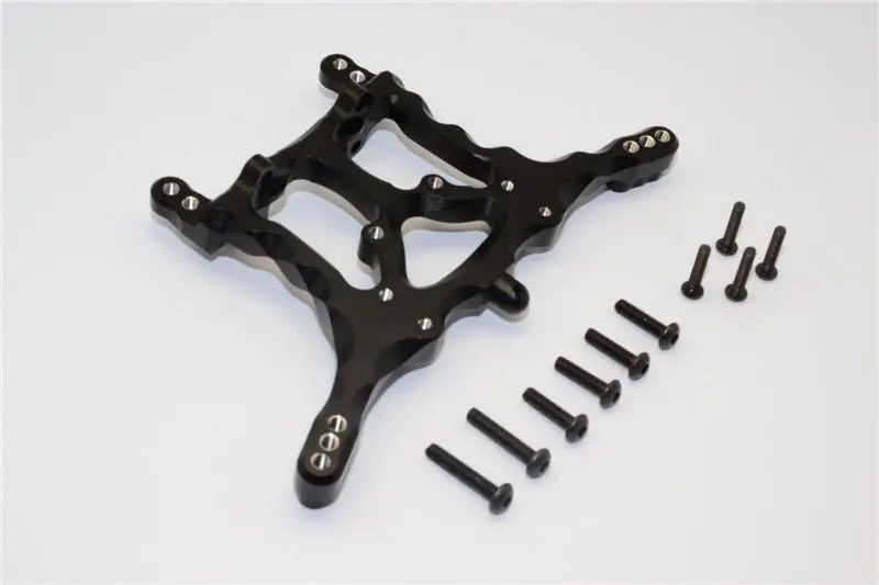 Traxxas Rustler Vxl Aluminum Rear Damper Mount - 1 Set Black 1