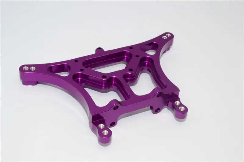 Traxxas Rustler Vxl Aluminum Rear Damper Mount - 1 Set Purple 1