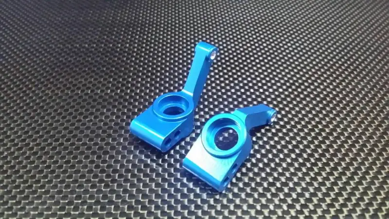 Traxxas Rustler Vxl Aluminum Rear Knuckle - 1 Pr Blue 1