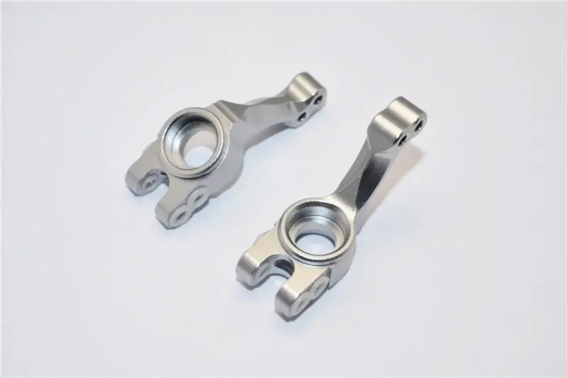 Traxxas Rustler Vxl Aluminum Rear Knuckle - 1 Pr Gray Silver 1