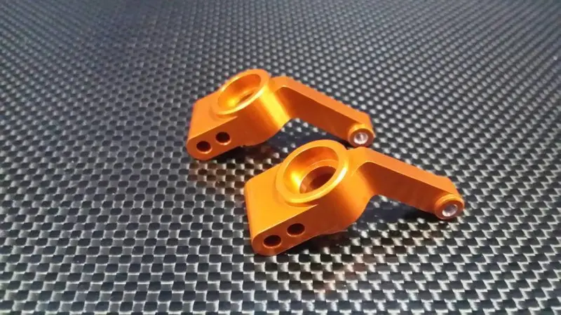 Traxxas Rustler Vxl Aluminum Rear Knuckle - 1 Pr Orange 1