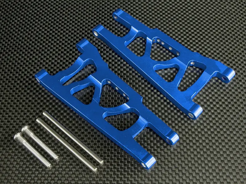 Traxxas Rustler Vxl Aluminum Rear Lower Arm - 1Pr Set Blue 1