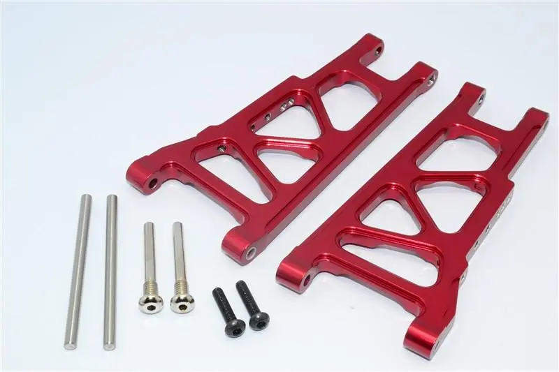 Traxxas Rustler Vxl Aluminum Rear Lower Arm - 1Pr Set Red 1