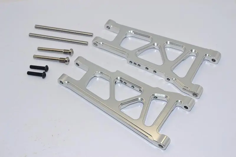 Traxxas Rustler Vxl Aluminum Rear Lower Arm - 1Pr Set Silver 1