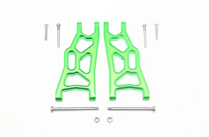Traxxas Rustler Vxl / Bandit Aluminum Front Lower Arm - 1 Pr Set Green 1