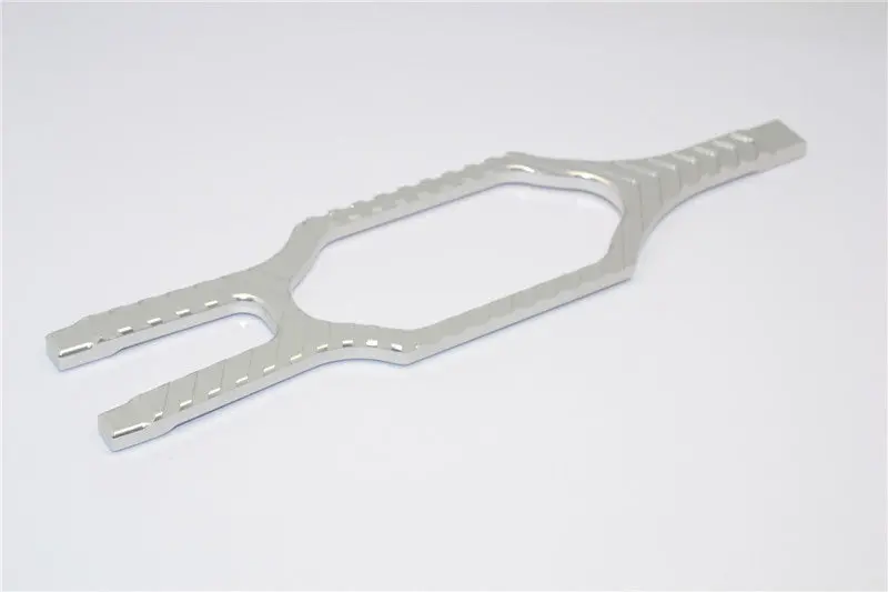 Traxxas Slash 4X4 Aluminum Battery Holder - 1Pc Silver 1