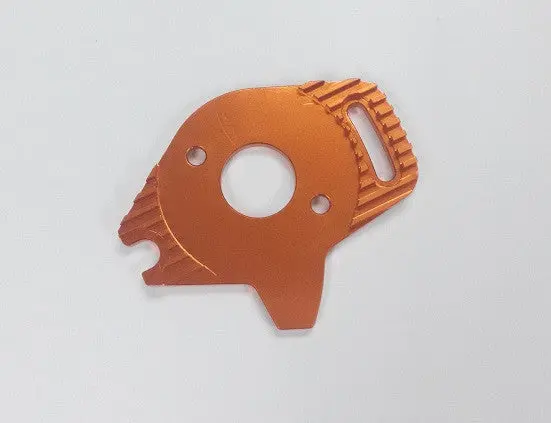 Traxxas Slash 4X4 Aluminum Motor Heatsink Mount - 1Pc Orange 1